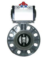 氣動(dòng)UPVC蝶閥 