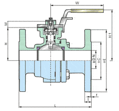 高平臺浮動球閥（ANSI系列） 